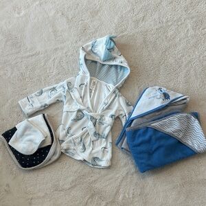 Carter's Just One You Baby Robe dinsosaur